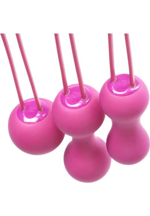 Kegel μπάλες από σιλικόνη σε φούξια χρώμα