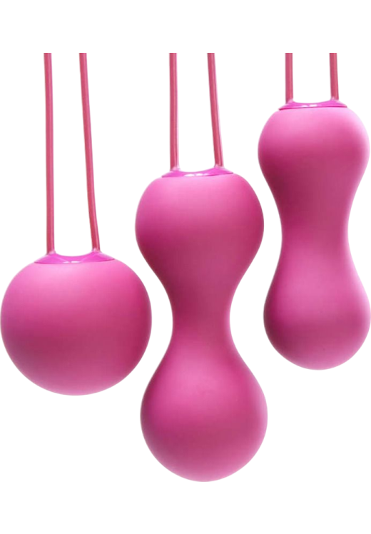 Kegel μπάλες από σιλικόνη σε φούξια χρώμα