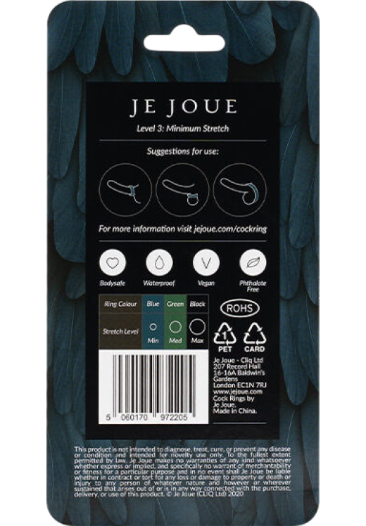 Δαχτυλίδι πέους από σιλικόνη σε μπλέ χρώμα