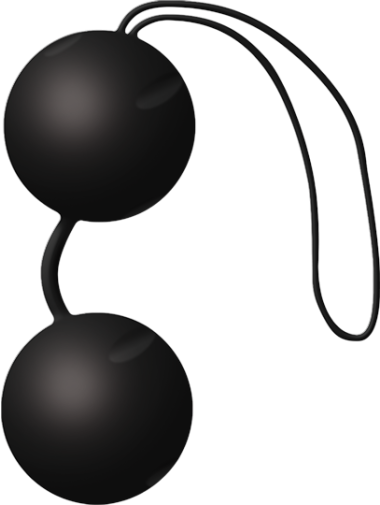 Kegel μπάλες από σιλικόνη σε μαύρο χρώμα, μέγιστης διαμέτρου 3,5 εκ.