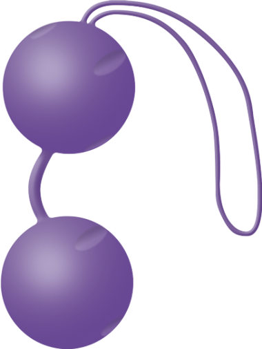 Kegel μπάλες από σιλικόνη σε μοβ χρώμα, μέγιστης διαμέτρου 3,5 εκ.