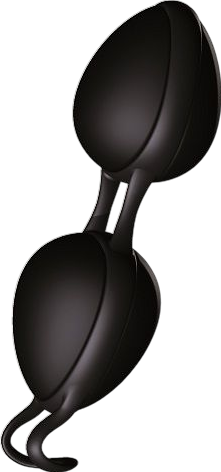 Kegel μπάλες από σιλικόνη σε μαύρο χρώμα, μέγιστης διαμέτρου 3,7 εκ.