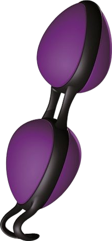 Kegel μπάλες από σιλικόνη σε μοβ χρώμα, μέγιστης διαμέτρου 3,7 εκ.