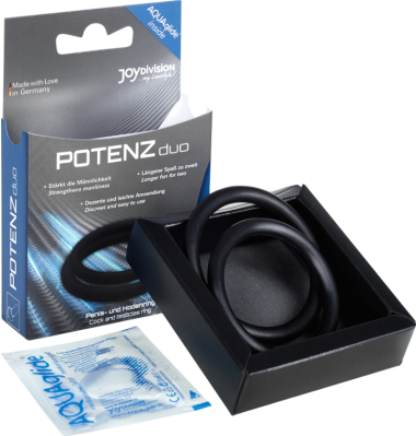 Σετ δαχτυλίδια πέους από σιλικόνη σε μαύρο χρώμα