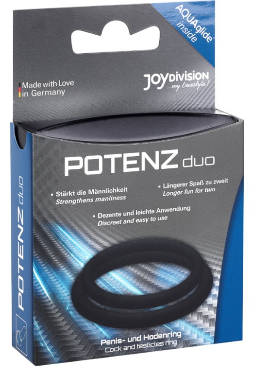 Σετ δαχτυλίδια πέους από σιλικόνη σε μαύρο χρώμα