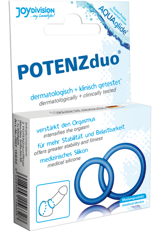 Σετ δαχτυλίδια πέους από σιλικόνη σε μπλέ χρώμα
