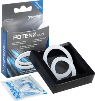 Σετ δαχτυλίδια πέους από σιλικόνη σε λευκό χρώμα