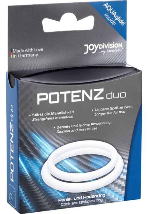 Σετ δαχτυλίδια πέους από σιλικόνη σε λευκό χρώμα