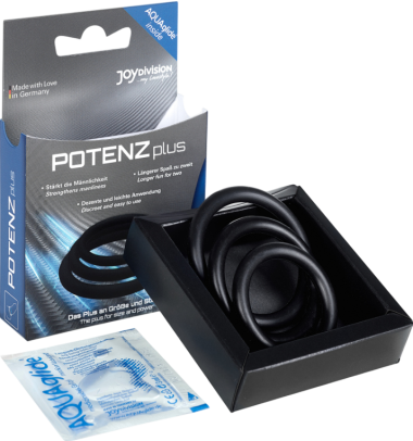 Σετ δαχτυλίδια πέους από σιλικόνη σε μαύρο χρώμα