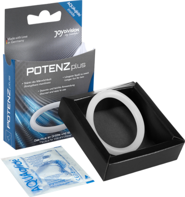 Δαχτυλίδι πέους από σιλικόνη σε λευκό χρώμα