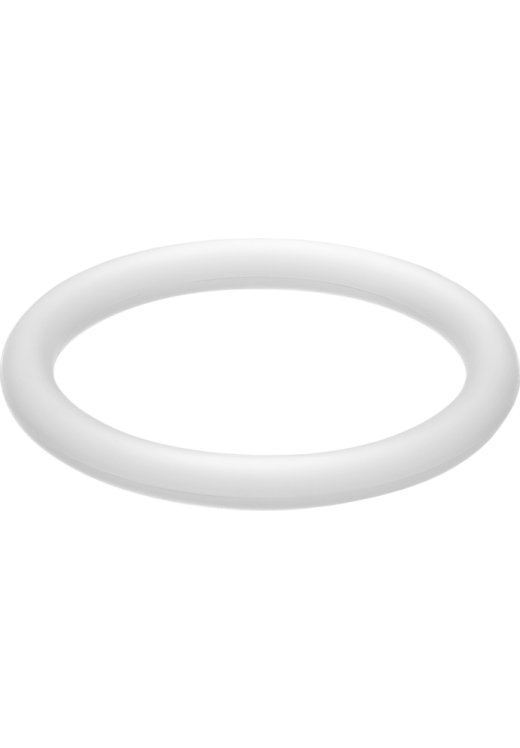 Δαχτυλίδι πέους από σιλικόνη σε λευκό χρώμα