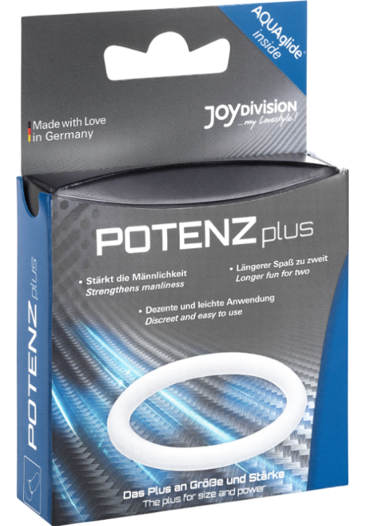 Δαχτυλίδι πέους από σιλικόνη σε λευκό χρώμα