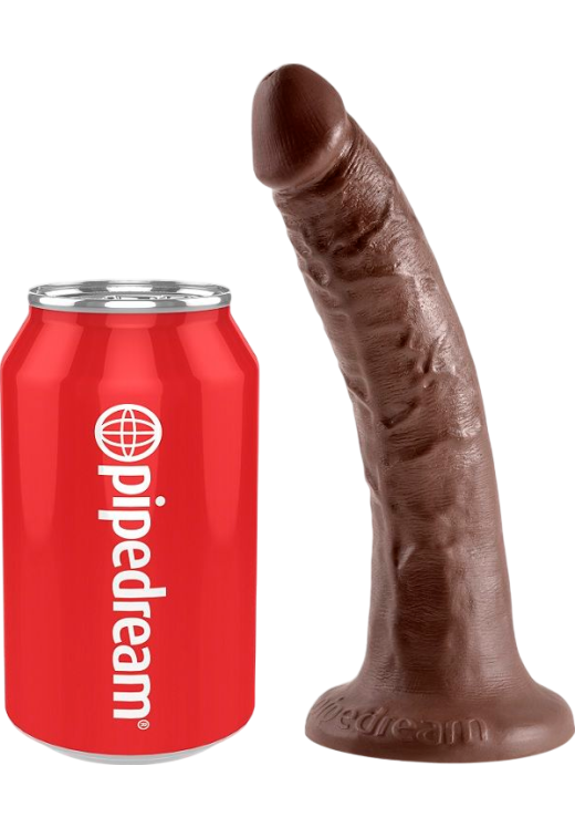 Ομοίωμα πέους από fanta flesh σε καφέ χρώμα, μήκους 17,8 εκ. και μέγιστης διαμέτρου 4,1 εκ.