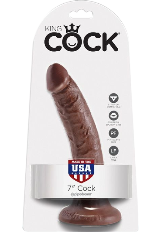 Ομοίωμα πέους από fanta flesh σε καφέ χρώμα, μήκους 17,8 εκ. και μέγιστης διαμέτρου 4,1 εκ.