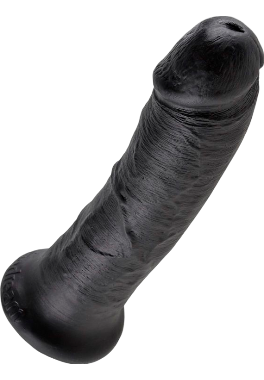 Ομοίωμα πέους από pvc σε μαύρο χρώμα, μήκους 20,3 εκ.