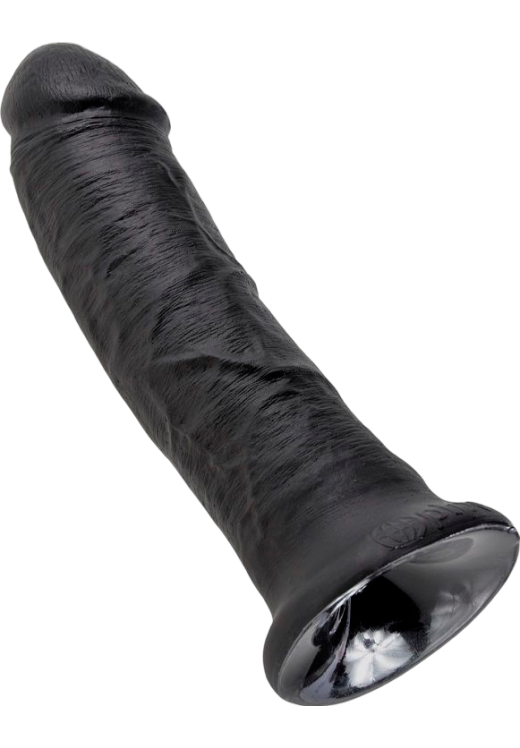 Ομοίωμα πέους από pvc σε μαύρο χρώμα, μήκους 20,3 εκ.