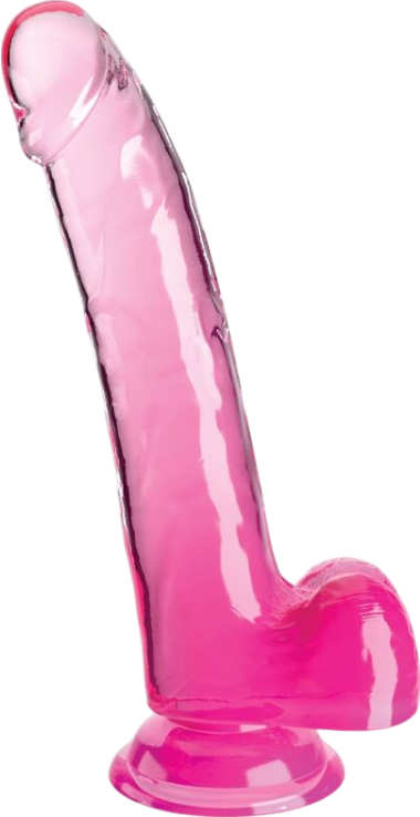 Ομοίωμα πέους από tpe σε ροζ χρώμα, μήκους 24,8 εκ. και μέγιστης διαμέτρου 4,5 εκ.