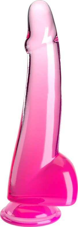 Ομοίωμα πέους από tpe σε ροζ χρώμα, μήκους 27,9 εκ. και μέγιστης διαμέτρου 5,7 εκ.