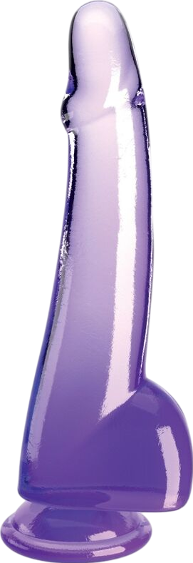 Ομοίωμα πέους από tpe σε μοβ χρώμα, μήκους 27,9 εκ. και μέγιστης διαμέτρου 5,7 εκ.