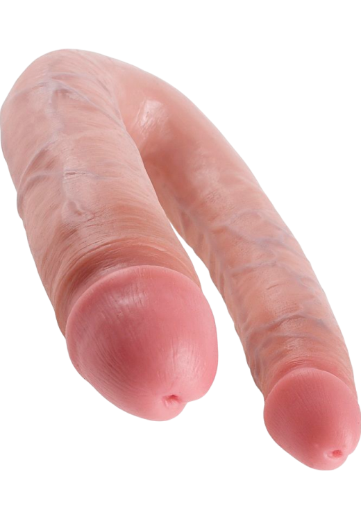 Διπλό dildo από fanta flesh σε φυσικό χρώμα, μήκους 44,4 εκ. και μέγιστης διαμέτρου 4,3 εκ.