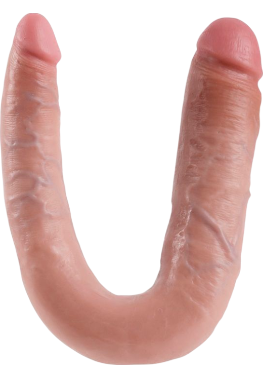 Διπλό dildo από fanta flesh σε φυσικό χρώμα, μήκους 44,4 εκ. και μέγιστης διαμέτρου 4,3 εκ.
