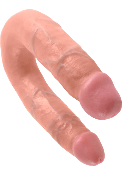 Διπλό dildo από fanta flesh σε φυσικό χρώμα, μήκους 34,6 εκ. και μέγιστης διαμέτρου 3,3 εκ.