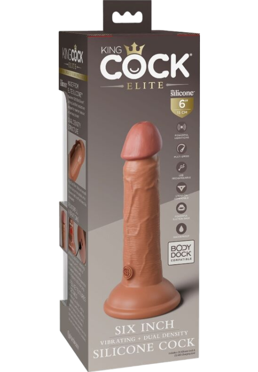 Ρεαλιστικός δονητής από σιλικόνη σε φυσικό χρώμα, μήκους 17,8 εκ. και μέγιστης διαμέτρου 3,7 εκ.