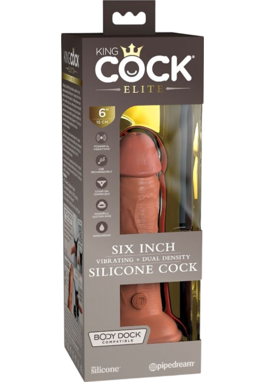 Ρεαλιστικός δονητής από σιλικόνη σε φυσικό χρώμα, μήκους 17,8 εκ. και μέγιστης διαμέτρου 3,7 εκ.