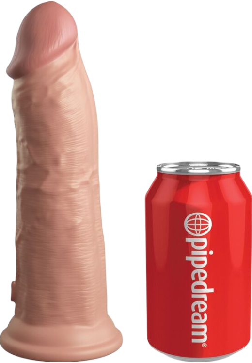 Ομοίωμα πέους από σιλικόνη σε φυσικό χρώμα, μήκους 20,3 εκ. και μέγιστης διαμέτρου 5,4 εκ.