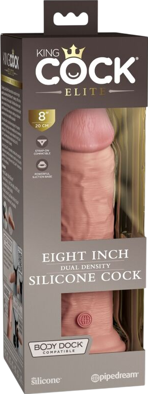 Ομοίωμα πέους από σιλικόνη σε φυσικό χρώμα, μήκους 20,3 εκ. και μέγιστης διαμέτρου 5,4 εκ.