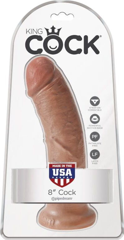 Ομοίωμα πέους από pvc σε φυσικό χρώμα, μήκους 21 εκ. και μέγιστης διαμέτρου 4,9 εκ.