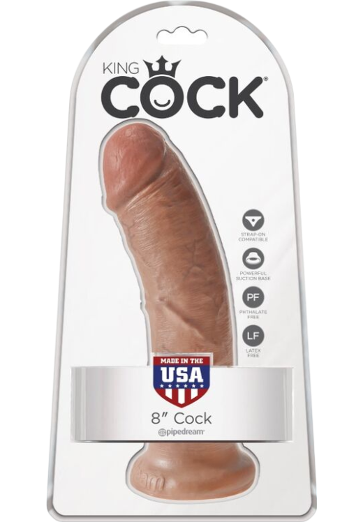 Ομοίωμα πέους από pvc σε φυσικό χρώμα, μήκους 21 εκ. και μέγιστης διαμέτρου 4,9 εκ.