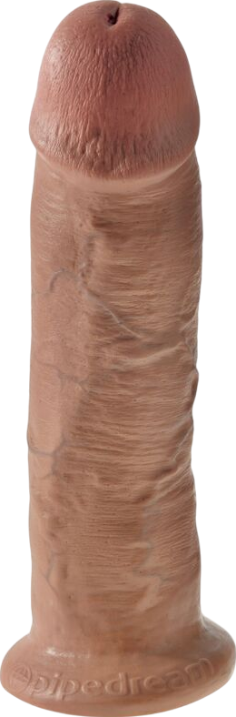 Ομοίωμα πέους από pvc σε καφέ χρώμα, μήκους 25,5 εκ. και μέγιστης διαμέτρου 6 εκ.