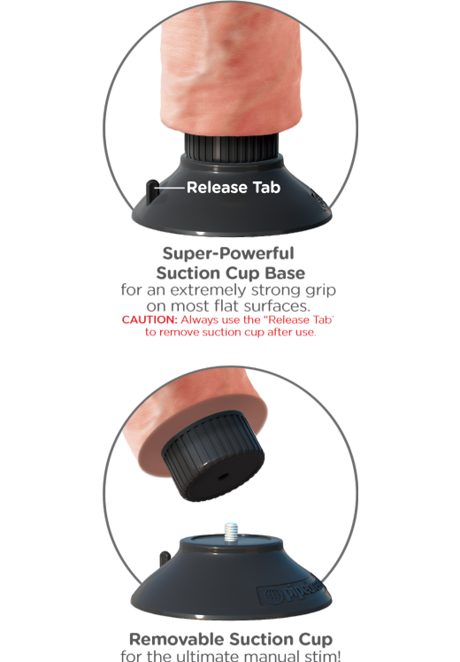 Ρεαλιστικός δονητής από fanta flesh σε φυσικό χρώμα, μήκους 25,4 εκ.