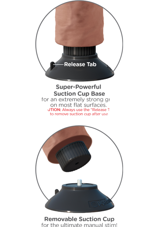 Ρεαλιστικός δονητής από fanta flesh σε φυσικό χρώμα, μήκους 17,8 εκ.