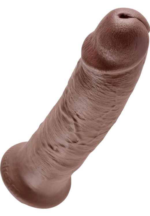 Xl ομοίωμα πέους από fanta flesh σε καφέ χρώμα, μήκους 26,4 εκ. και μέγιστης διαμέτρου 6,1 εκ.