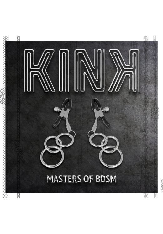 Μεταλλικοί σφιγκτήρες θηλών σε ασημί χρώμα