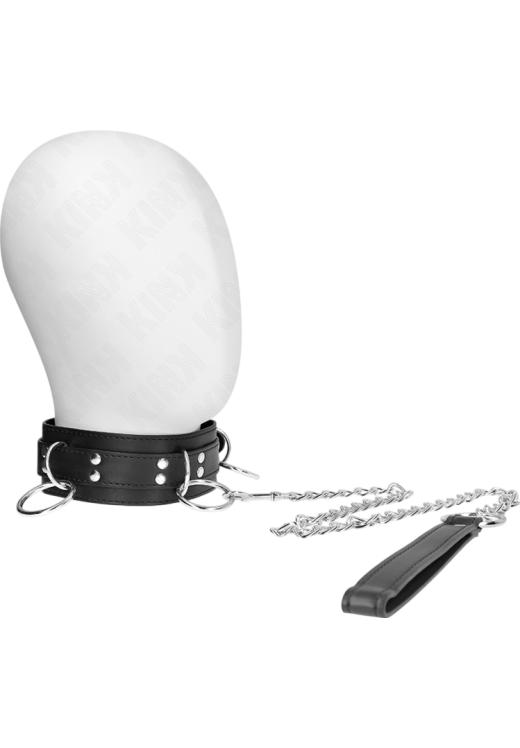 Κολάρο από δερματίνη σε μαύρο χρώμα