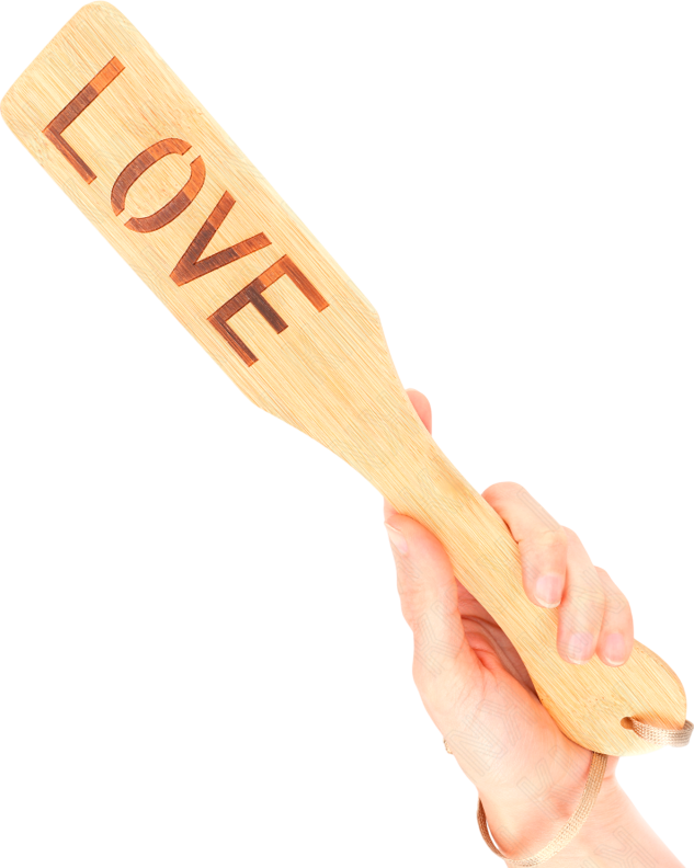 Κουπιά από bamboo σε φυσικό χρώμα, μήκους 40 εκ.