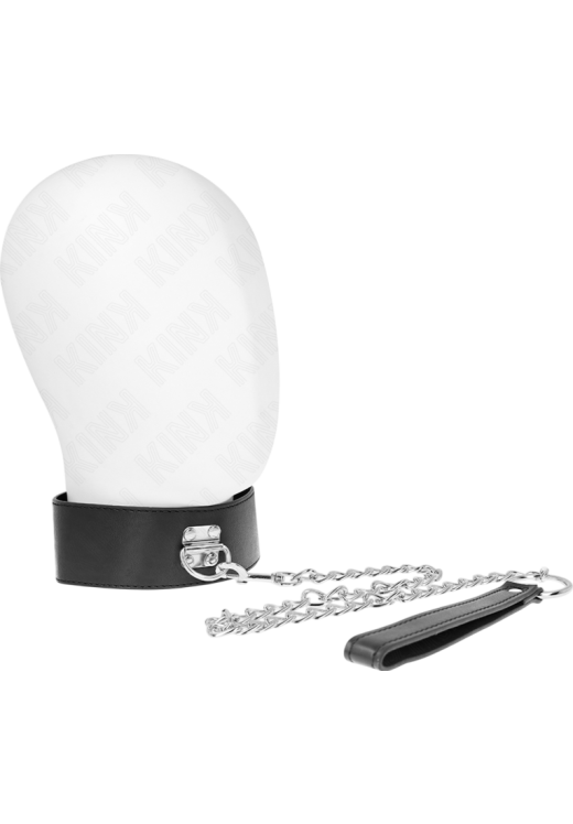 Κολάρο από δερματίνη σε μαύρο χρώμα