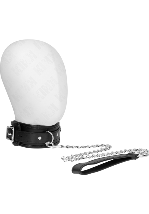 Κολάρο από δερματίνη σε μαύρο χρώμα