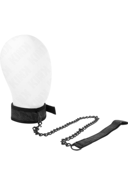 Κολάρο από δερματίνη σε μαύρο χρώμα