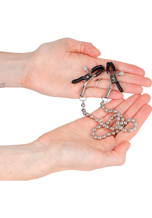 Μεταλλικοί σφιγκτήρες θηλών σε ασημί χρώμα