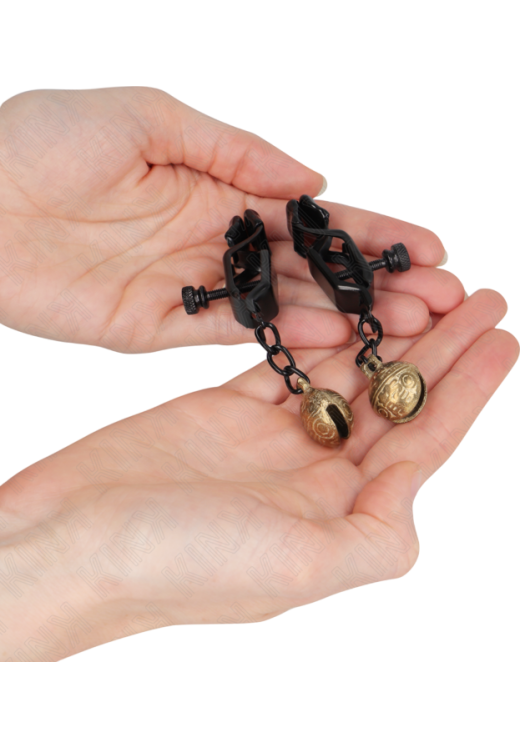 Μεταλλικοί σφιγκτήρες θηλών σε μαύρο χρώμα