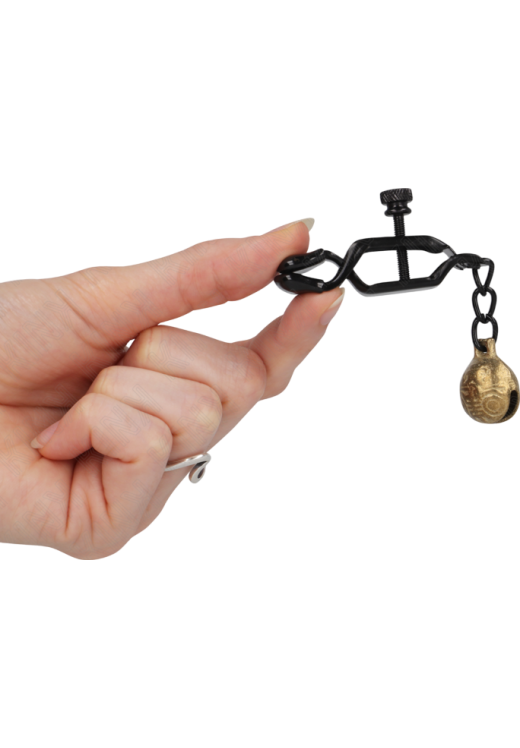 Μεταλλικοί σφιγκτήρες θηλών σε μαύρο χρώμα