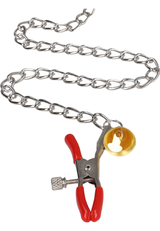 Μεταλλικοί σφιγκτήρες θηλών σε κόκκινο χρώμα