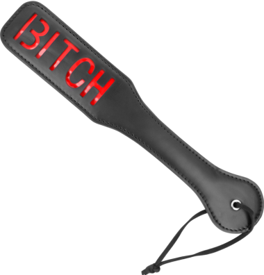 Κουπιά από δερματίνη σε κόκκινο χρώμα, μήκους 40 εκ.