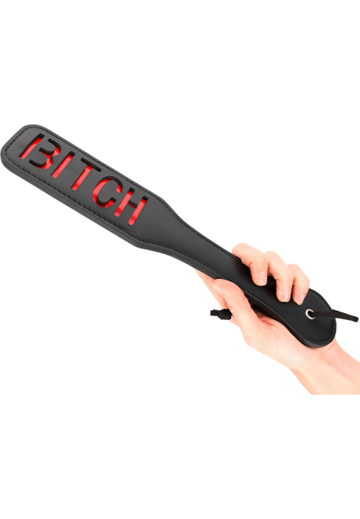 Κουπιά από δερματίνη σε κόκκινο χρώμα, μήκους 40 εκ.