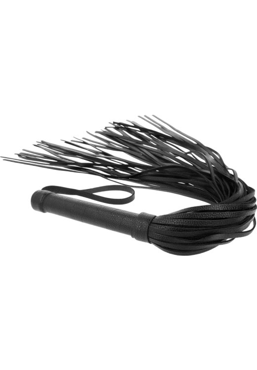 Μαστίγιο από pvc σε μαύρο χρώμα, μήκους 70 εκ.