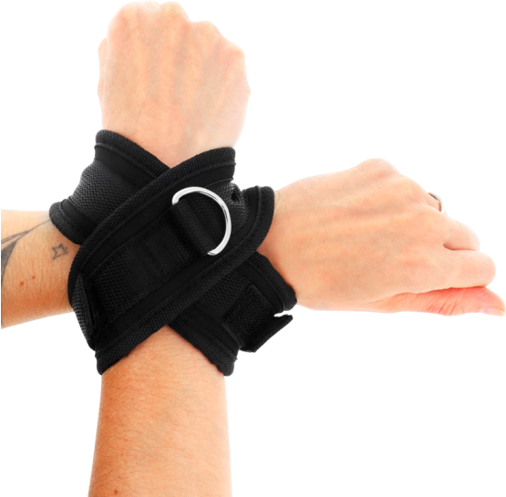 Bondage δεσμά από nylon σε μαύρο χρώμα